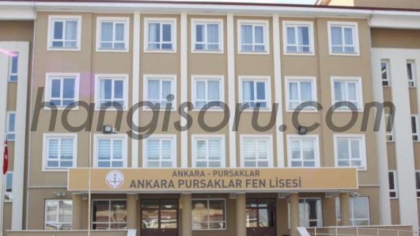  Ankara Pursaklar Fen Lisesi Resim