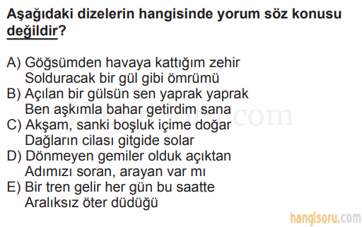 Soru 10