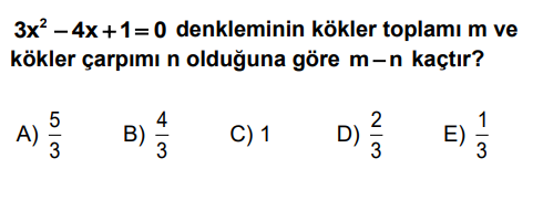 Soru 1