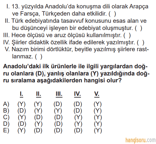 Soru 10