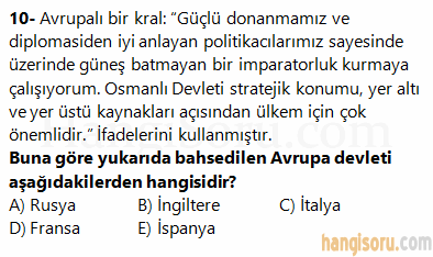 Soru 10