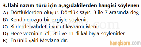 Soru 3