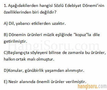 Soru 1