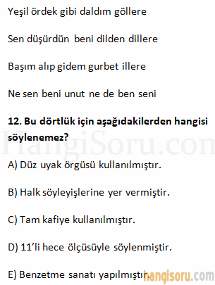 Soru 12