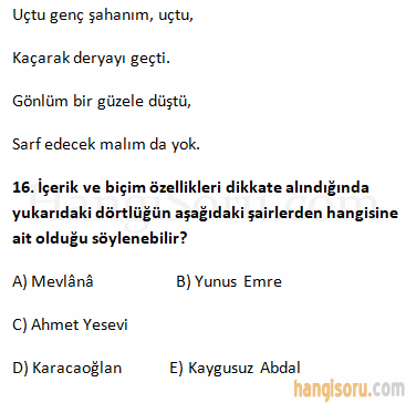 Soru 16