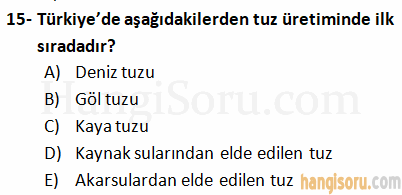 Soru 15
