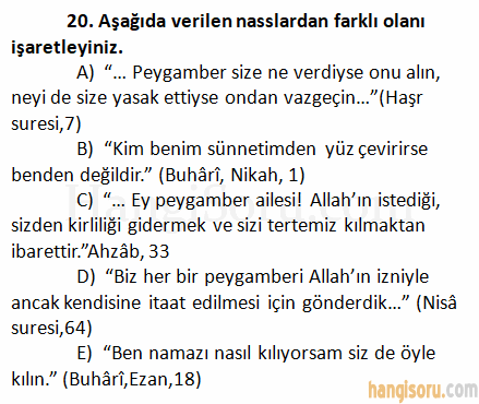 Soru 20