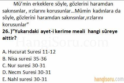 Soru 26