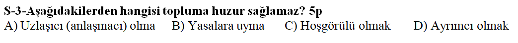 Soru 3