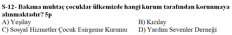 Soru 12