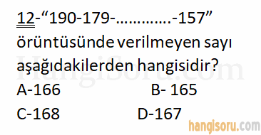 Soru 12