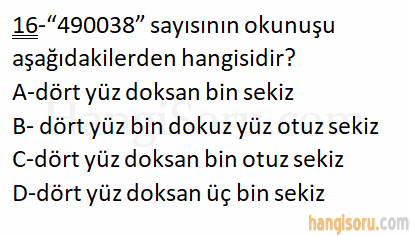 Soru 16