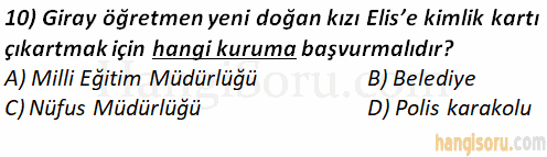 Soru 10