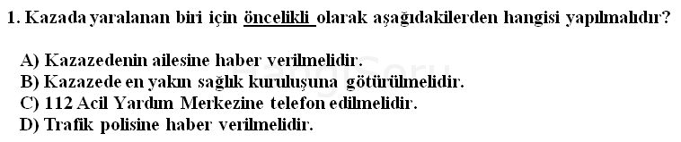 Soru 1