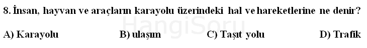 Soru 8