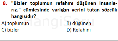 Soru 8