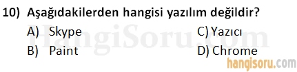 Soru 10