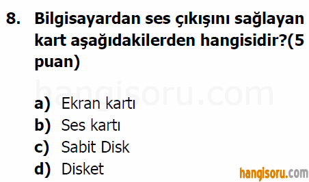 Soru 8