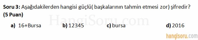 Soru 3