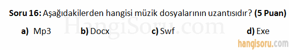 Soru 16