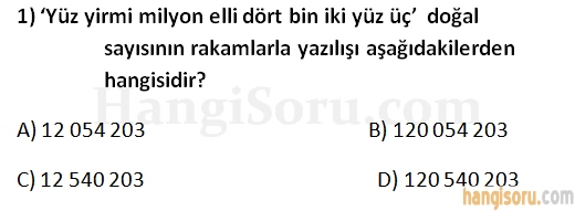 Soru 1