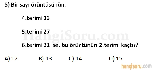 Soru 5