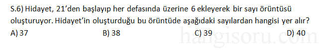 Soru 6