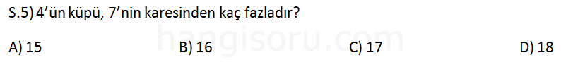 Soru 5