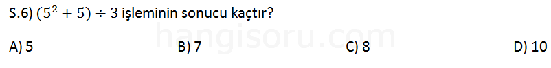 Soru 6