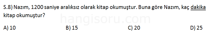 Soru 8