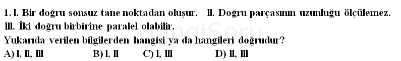 Soru 1