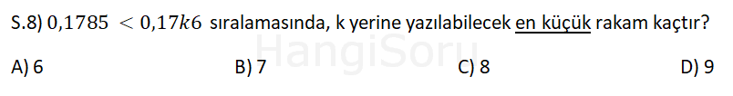 Soru 8