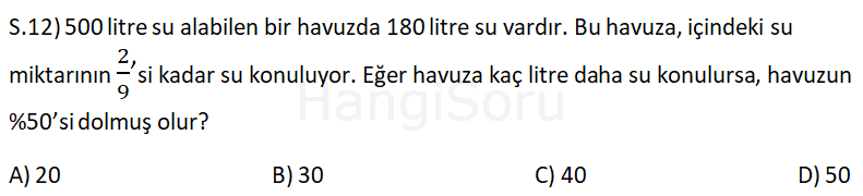 Soru 12