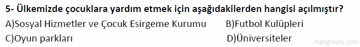 Soru 5