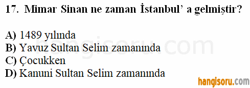 Soru 17