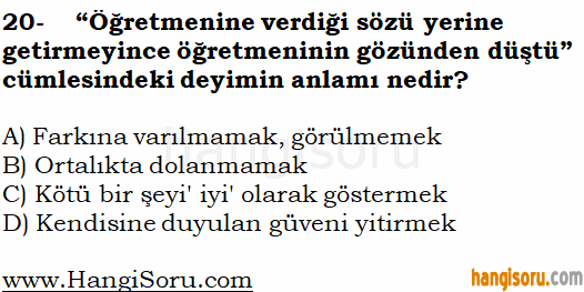 Soru 20