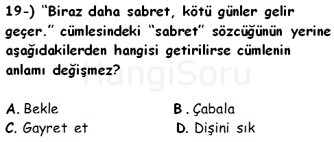 Soru 19