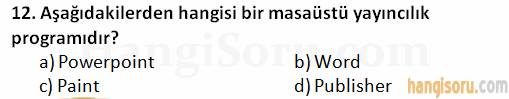Soru 12