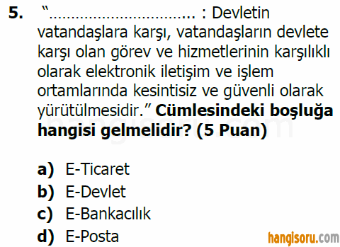Soru 5