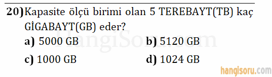 Soru 20