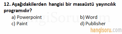Soru 12