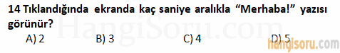 Soru 14