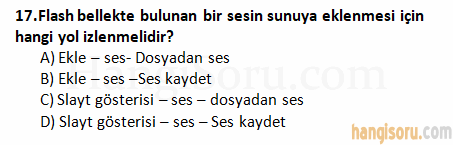 Soru 17