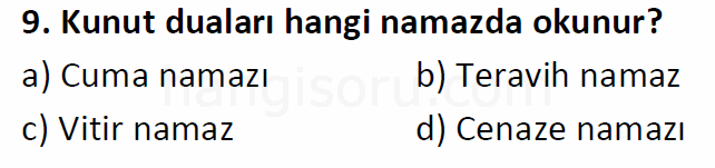 Soru 9