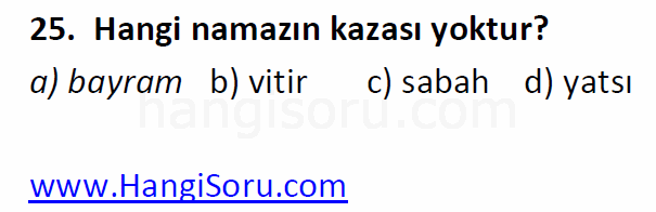 Soru 25