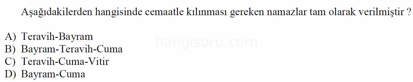 Soru 1