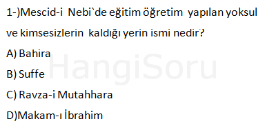 Soru 1