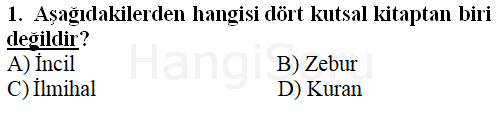 Soru 1