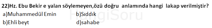Soru 22