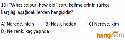 Soru 10